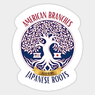 American Branches, Japanese Roots Sticker